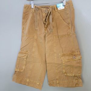 NWT Old Navy Khaki Brown Cargo Shorts Size 16 Regular